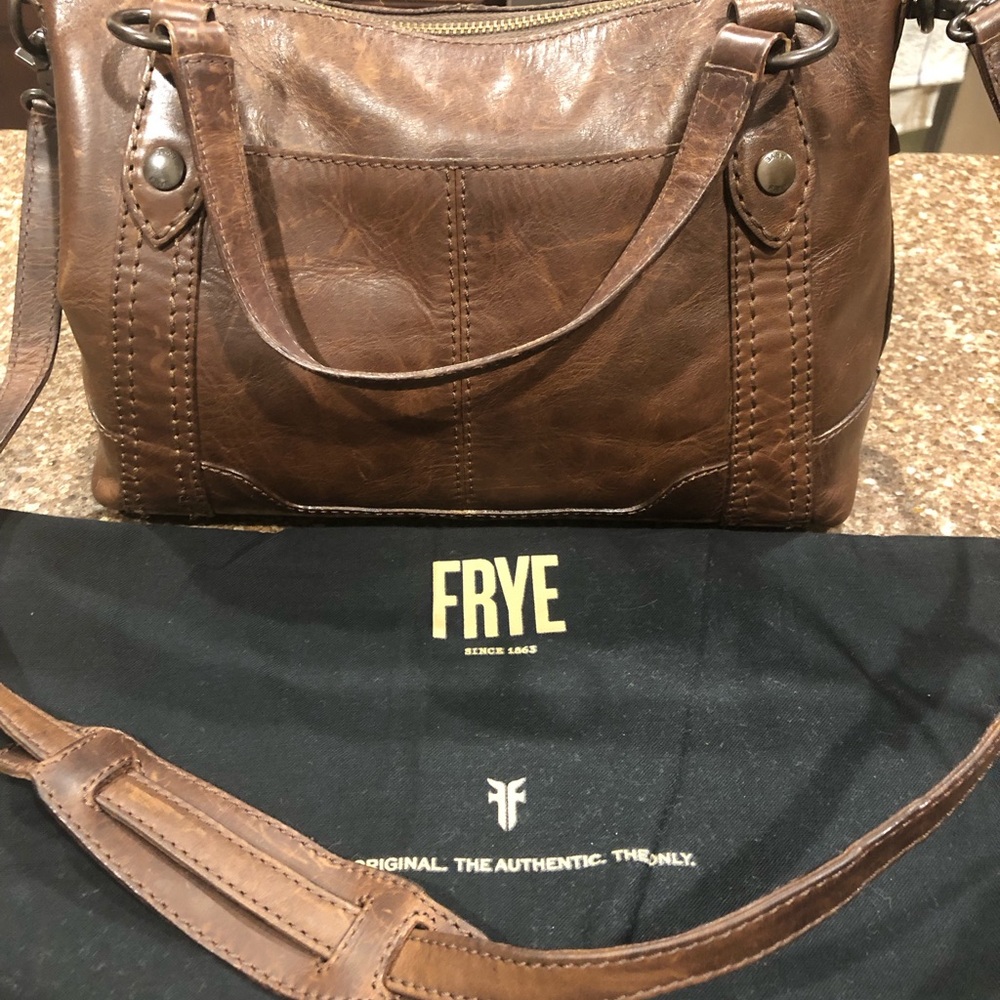 NWOT Frye Washed Leather Bag